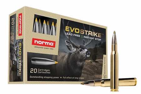 Norma Ammunition 20177342 Dedicated Hunting Evostrike 30-06 Springfield 139 gr Polymer Tip Boat Tail 20 Per Box/ 10 Case