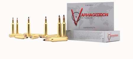 Nosler 65180 Varmageddon 22 Nosler 62 gr Flat Base Hollow Point 50 Per Box/ 5 Case