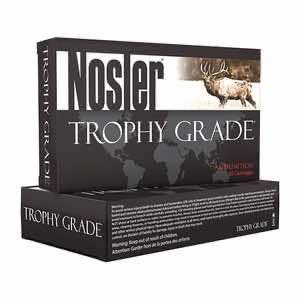 Nosler 60134 Trophy Grade 33 Nosler 250 gr Nosler Spitzer Partition 20 Per Box/ 10 Case