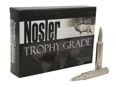 Nosler 60125 Trophy Grade Long-Range 270 Win 150 gr Nosler Spitzer AccuBond Long Range 20 Per Box/ 10 Case