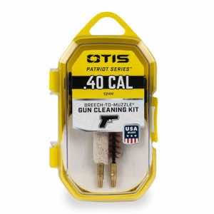 Otis FG70140 Patriot Cleaning Kit .40 Cal/ 10mm Pistol/15 Pieces Yellow Plastic Box Case