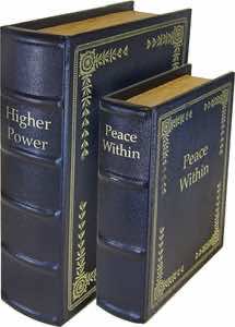 Peace Keeper DB2BLK Diversion Book Set Front Panel Entry Black Wood Holds 2 Handguns