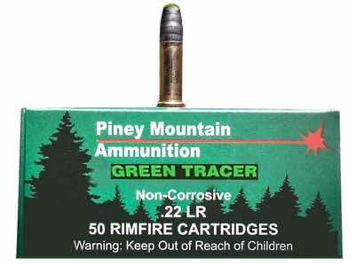 Supernova PMSN22LRG Green Tracer Non-Corrosive 22LR 40gr Lead Round Nose 50 Per Box/100 Case