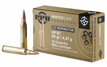 PPU PPM2231 Match 223 Rem 69 gr Hollow Point Boat Tail 20 Per Box/ 50 Case
