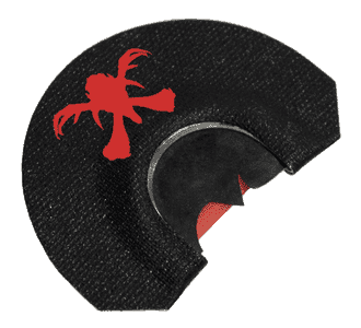 Primos PS1246 Hook Hunter Long Diaphragm Call Double Reed Attracts Turkey Species Black