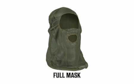 Primos PS6663 Mesh OD Green Mesh Full Face Mask OSFA