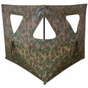 Primos 65164 Double Bull Surroundview Stakeout Ground Mossy Oak Greenleaf