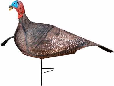 Primos 69069 Photoform Jake Turkey, Lightweight/Flexible/Collapsible Brown Foam, Realistic Coloration