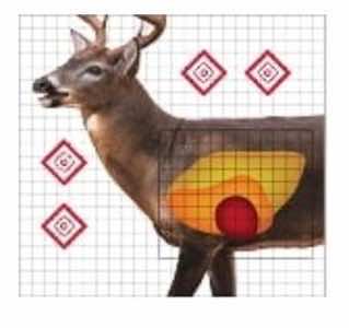 Pro-Shot WDSI5PK Whitetail Sight-In Deer Heavy Paper Hanging Universal 25