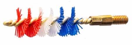 Pro-Shot PSP45 Patriot Series Bore Brush .45 Cal Pistol #8-32 Thread Nylon Bristles Brass Core