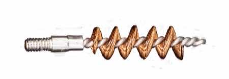 Pro-Shot 4010PTO Tornado Bore Brush .40/ 10mm Cal Pistol #8-32 Thread Brass Spiral Wound Loop