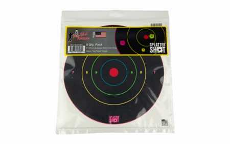 Pro-Shot BULLSEYE 8IN MULTICOLOR 6PK