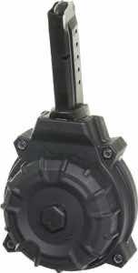 ProMag DRMA15 Standard 50rd Drum 9mm Luger Fits S&W M&P Shield Black DuPont Zytel Polymer