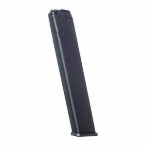 ProMag GLKA8B 32rd 9mm Fits Glock 17/19/26 Black Steel