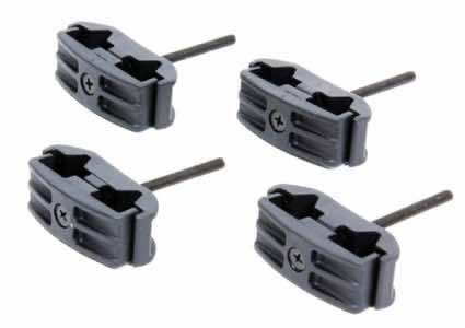 ProMag PM016 Magazine Clamp made of Zytel Polymer with Black Finish for AK-47 Metal Magazines 4 Per Pack
