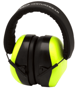 Pyramex VGPM8031C Venture Gear V80 Muff Foam 26 dB 32 dB Over the Head Orange Lime/Black Adult 1 Pair
