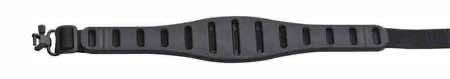 CVA 530008 Claw Sling made of Black Polymer, Adjustable/ Contour Design & Hush Stalker II Swivels for Rifles
