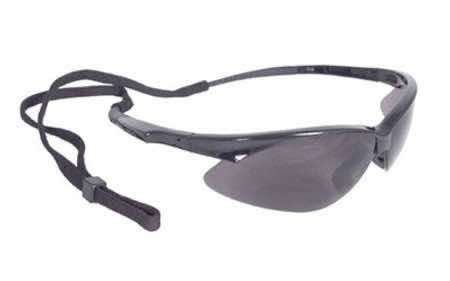 Radians OB120CS Outback Shooting Glasses Adult Smoke Gray Lens Anti-Fog Black Frame