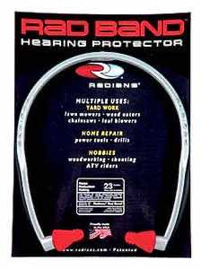 Radians RB1150 Rad-Band 23 dB Behind The Neck Gray Adult 1 Pair