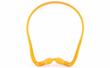 Radians RB210CS Rad-Band 2 25 dB Behind The Neck Orange Ear Buds with Orange Cord Adult 1 Pair
