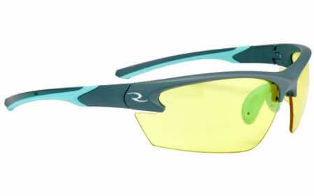 Radians WS2340CS Ladies Range Eyewear Women Amber Lens Gray with Aqua Accents Frame