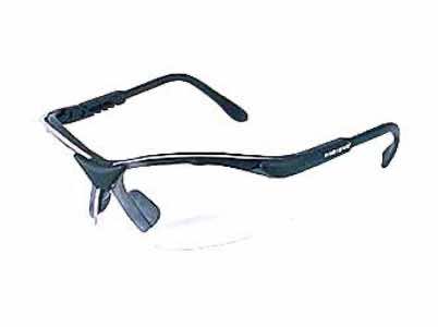 Radians RV0110CS Revelation Shooting Glasses Adult Clear Lens Anti-Fog Black Frame