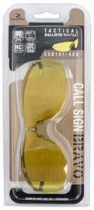 Radians CSB1014CS Bravo Glasses R Amber Lens Single Metal Frame