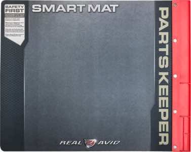 Real Avid AVUHGSM Handgun Smart Mat Black/Red 19