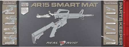 Real Avid AVAR15SM AR-15 Smart Mat Black/Red 43