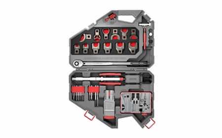 Real Avid AVAMKPRO Armorer's Master Kit Pro Gray/Red AR-15