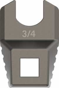 Real Avid AVMF34MDW Master -Fit Muzzle Device Wrench Titanium Titanium/Stainless Steel AR-Platform Free-Float Handle