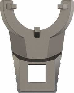 Real Avid AVMFESCNW Master -Fit Extended & Standard Castle Nut Wrench Titanium/Stainless Steel for AR-Platform