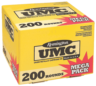 Remington Ammunition 23775 UMC Mega Pack 223 Rem 45 gr Jacket Hollow Point 200 Per Box/ 4 Cs