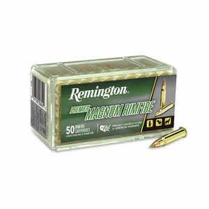 Remington Ammunition 20023 Magnum Rimfire 17HMR 17gr Jacketed Hollow Point 50 Per Box/40 Case
