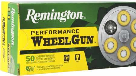Remington Ammunition 22271 Performance WheelGun 38 Special 158 gr Lead Semi Wadcutter 50 Per Box/ 10 Case