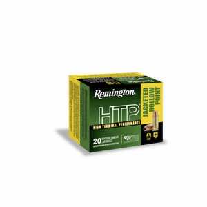 Remington Ammunition 22306 HTP 40 S&W 155 gr Jacket Hollow Point 20 Per Box/ 25 Case
