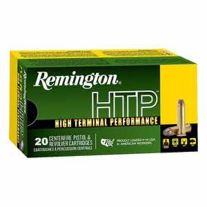 Remington Ammunition 22239 HTP 357Mag 180gr Semi Jacketed Hollow Point 20 Per Box/25 Case