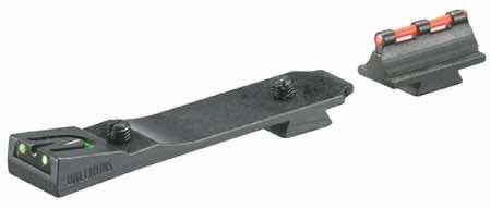 Ruger 90340 Fire Sight Sight Set Ruger 10/22 Black Fiber Optic Red Front/Green Rear Black