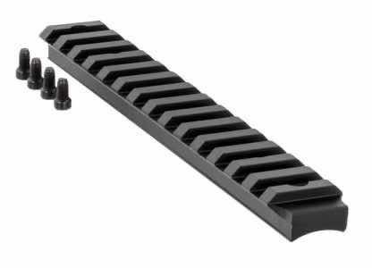Ruger 90672 Picatinny Rail Black Anodized Aluminum Fits Ruger American Rifle Long Action