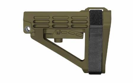 SB Tactical SBA4X04SB SBA4 X OD Green Adjustable Synthetic AR-Platform