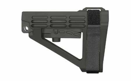 SB Tactical SBA4X03MSB SBA4 X Stealth Gray Adjustable Synthetic AR-Platform