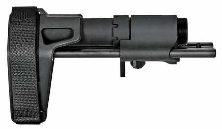 SB Tactical PDW01SB PDW Black Elasto-Polymer 3-Position Adjustable for AR-Platforms (Tube Included)