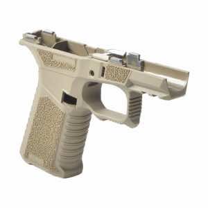 Sct Manufacturing 0225020100IA Sub Compact Compatible w/ Glock 43X/48 Flat Dark Earth Polymer Frame Aggressive Texture Grip Includes Locking Block