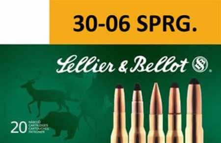 Sellier & Bellot SB3006D Rifle 30-06 Springfield 168 gr Hollow Point Boat Tail 20 Per Box/ 20 Case