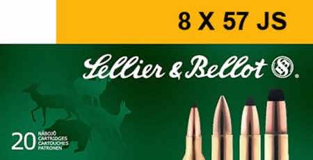 Sellier & Bellot SB857JRSA Rifle 8x57JRS 196gr Soft Point Cut Through Edge 20 Per Box/20 Case