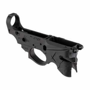 Sharps Bros SBLR07 Overthrow Stripped Lower Multi-Caliber Black Anodized Finish 7075-T6 Aluminum Compatible w/Mil-Spec Ar-15 Internal Parts