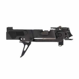 Sig Sauer 8900161 P320 Custom Works Fire Control Unit *FFL Item (FCU Only), 9mm Luger/40 S&W/357 Sig, Black Nitride, Titanium Frame & Flat Face Skeletonized Trigger, Fits Sig P320 Parts