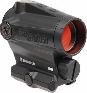 Sig Sauer Electro-Optics SOR5101 Romeo5 Gen II Black 1 x 20 mm 2 MOA Red Dot