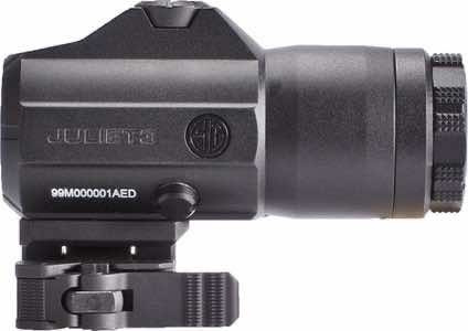 Sig Sauer Electro-Optics SOJ31001 Juliet3 Magnifier Black 3 x 24 mm PowerCam 90 Degree Mount
