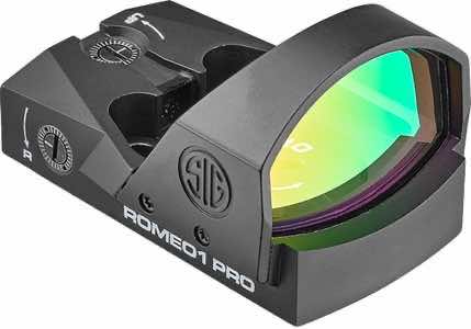 Sig Sauer Electro-Optics SOR1P100 Romeo1Pro Black 1 x 30 mm 3 MOA Red Dot